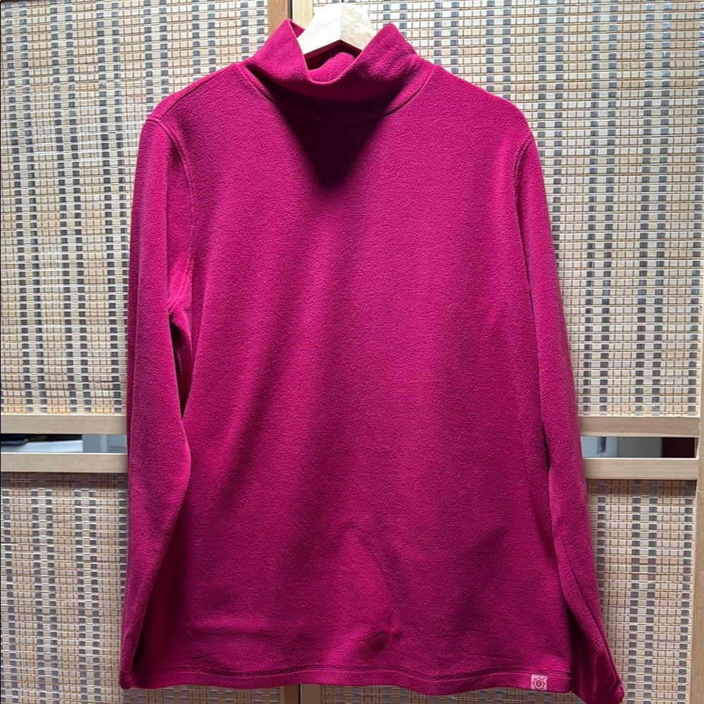 Women's Fuchsia Turtleneck Sweater